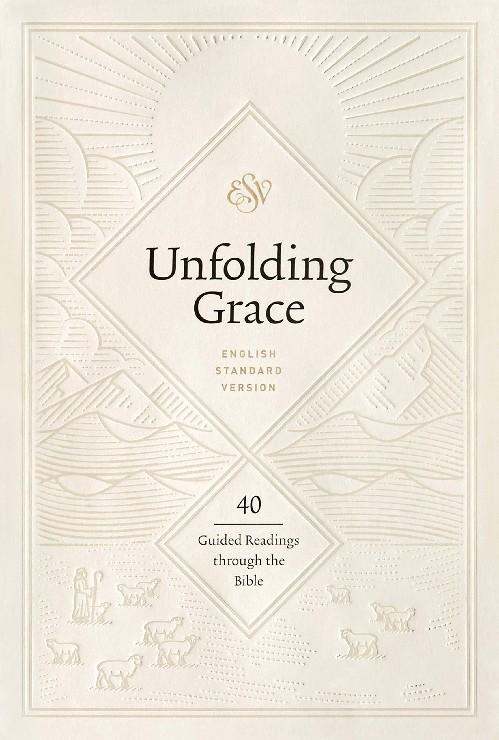 Unfolding Grace: 40 Guided Readings through the Bible (Hardcover)