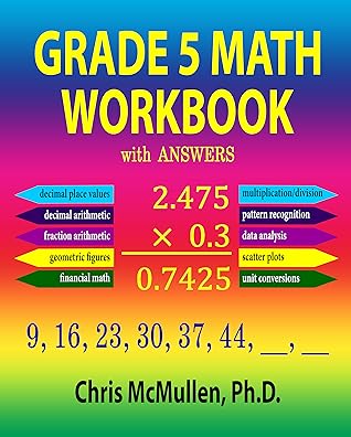 Grade 5 Math Workbook with Answers by Chris McMullen