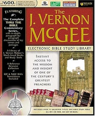 The J. Vernon McGee Electronic Bible Study Library ( CD )