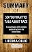 Summary of So You Want to T...