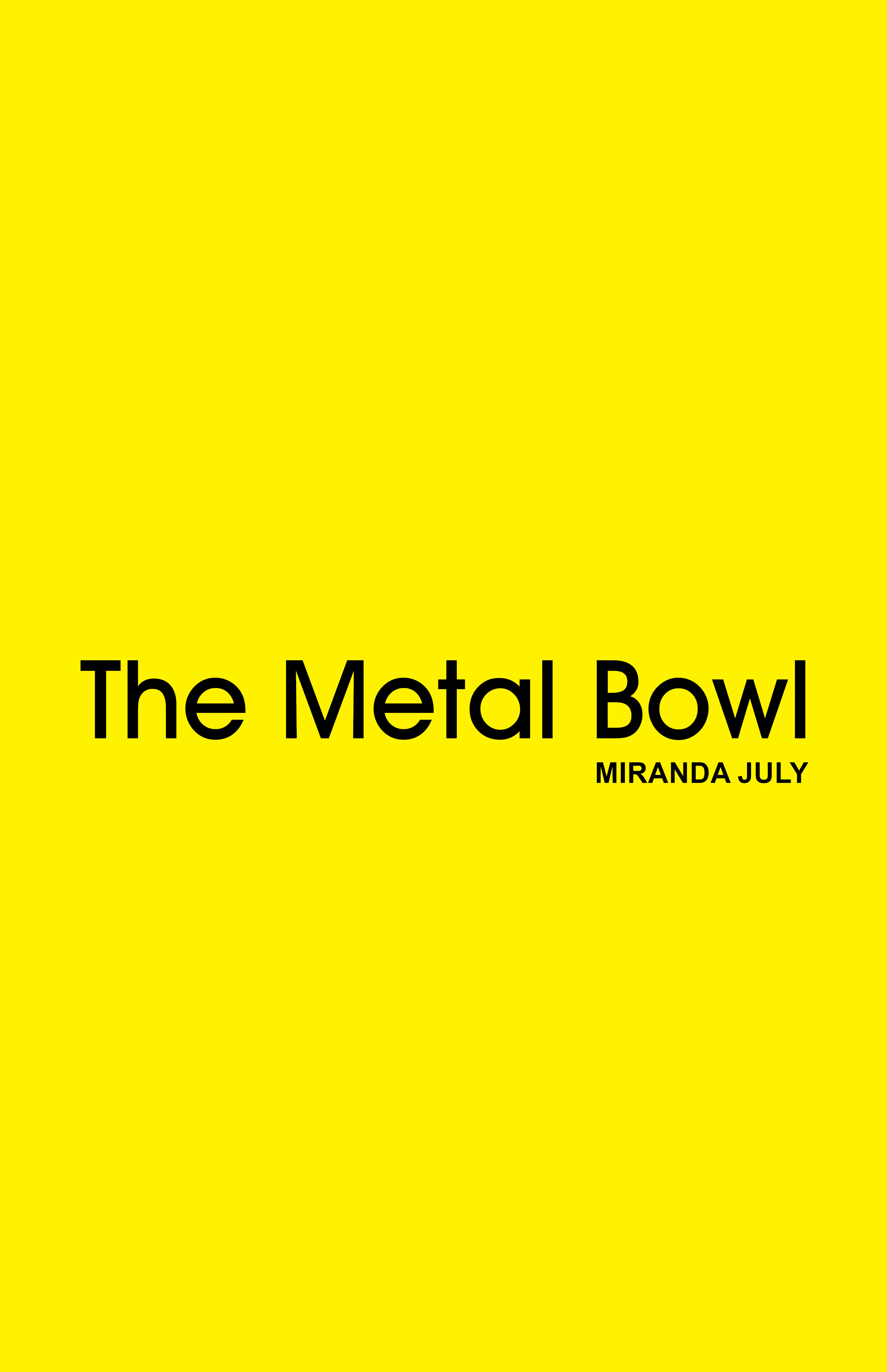 The Metal Bowl (ebook)