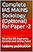Complete IAS MAINS Sociology (Optional) for Paper -2 by Kademy publication