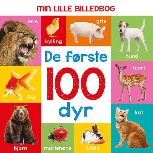 De første 100 dyr (Min lille billedbog)