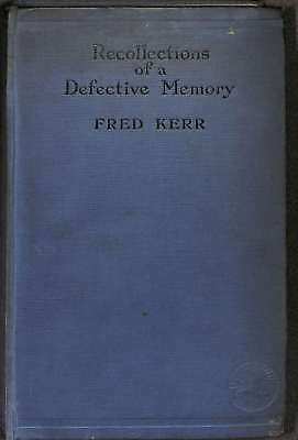 Recollections of a Defective Memory (Hardcover)