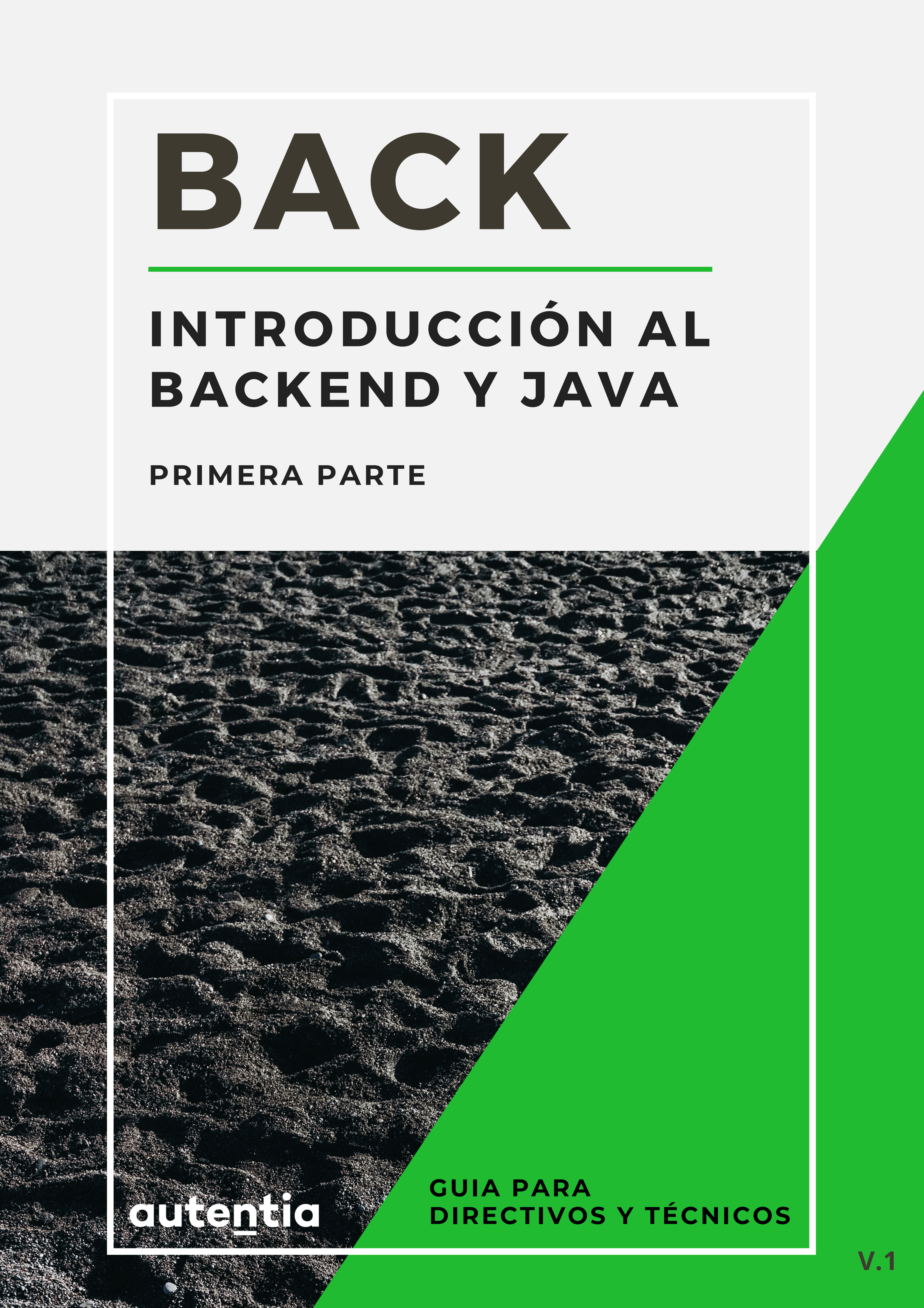 Back: Introducción al backend y Java (Primera Parte). Guía para directivos y técnicos