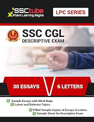 Ssc Cgl Chsl Descriptive Book A Guide To Success In Descriptive Exam 30 Essays 6 Letters With Mindmap Ssctube By Sahil Mittal