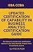 Updated Certification of Ca...