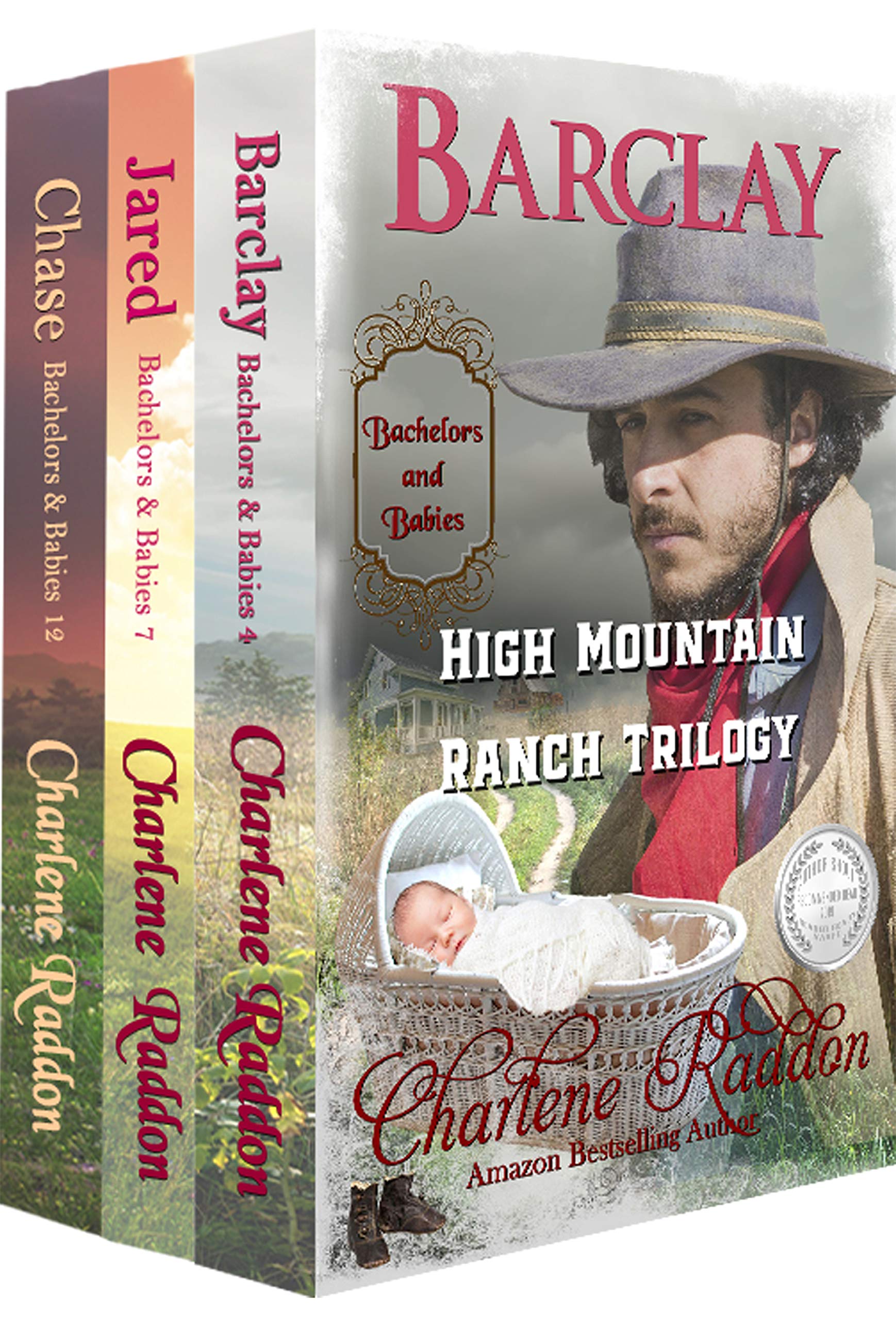 High Mountain Ranch Trilogy: Bachelors & Babies, Barclay, Jared, Chase (Kindle Edition)