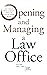 Opening and Managing a Law ...
