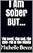 I Am Sober BUT...: The Good, The Bad, The Ugly- Fill In The Blanks