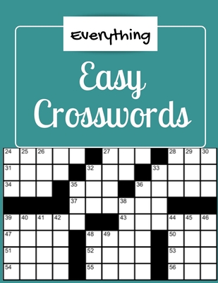 Everything Easy Crosswords: Advanced Word Search Books, Today's Contemporary Words As Crossword Puzzle Book. Kriss Kross Puzzle Crossword Puzzle Brand New Number Cross Puzzles