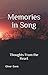 Memories in Song: Thoughts ...