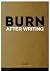 Burn after writing by Laura Gates