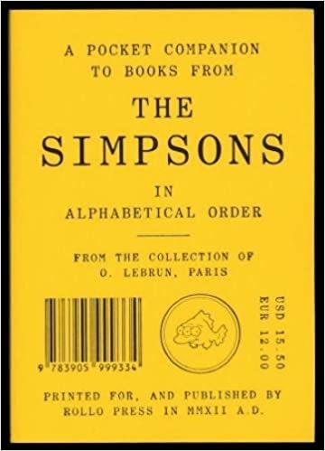 A Pocket Companion to Books from The Simpsons (Paperback)