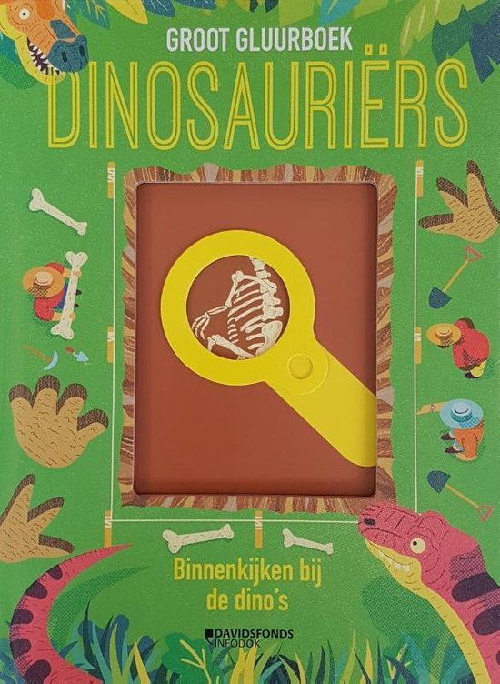 Dinosauriërs: groot gluurboek: binnenkijken bij de dino's (Board book)