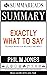 Summary of Exactly What to Say by Summareads Media