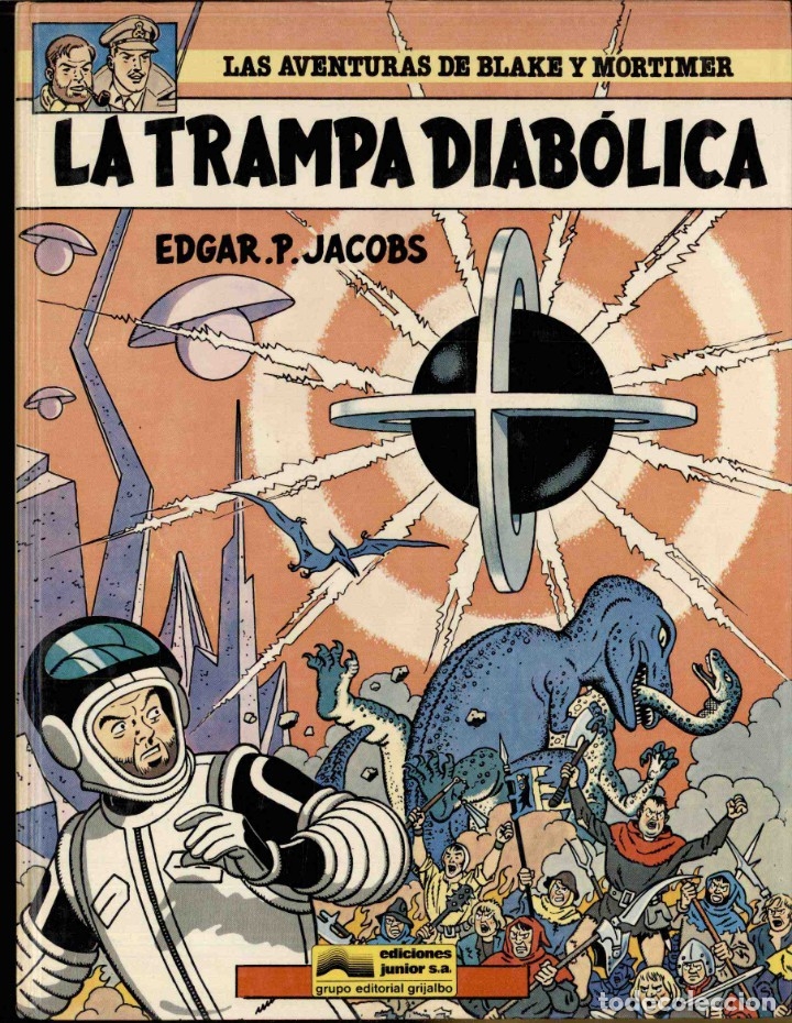 Portada de Las aventuras de Blake y Mortimer. La trampa diabólica, de Edgar P. Jacobs