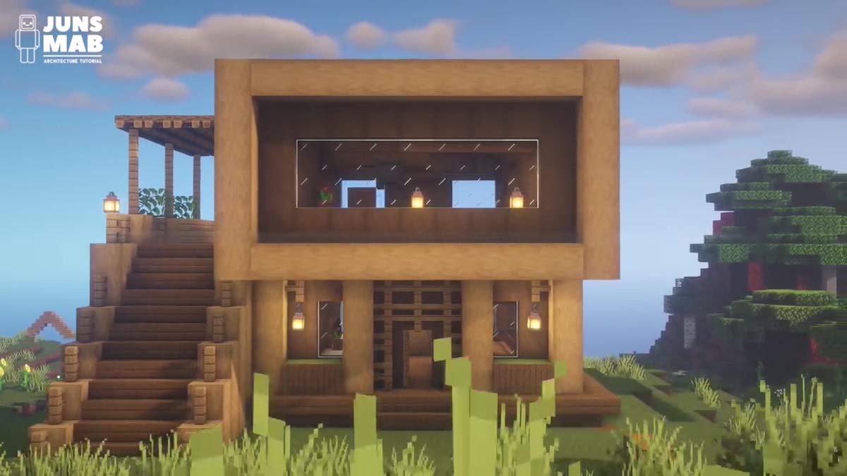 Minecraft How to Build a Wooden House Easy Survival House Tutorial: Minecraft How to Build a Wooden House Easy Survival House Tutorial (vol Book 1)