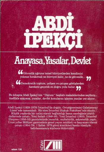 Anayasa, Yasalar, Devlet