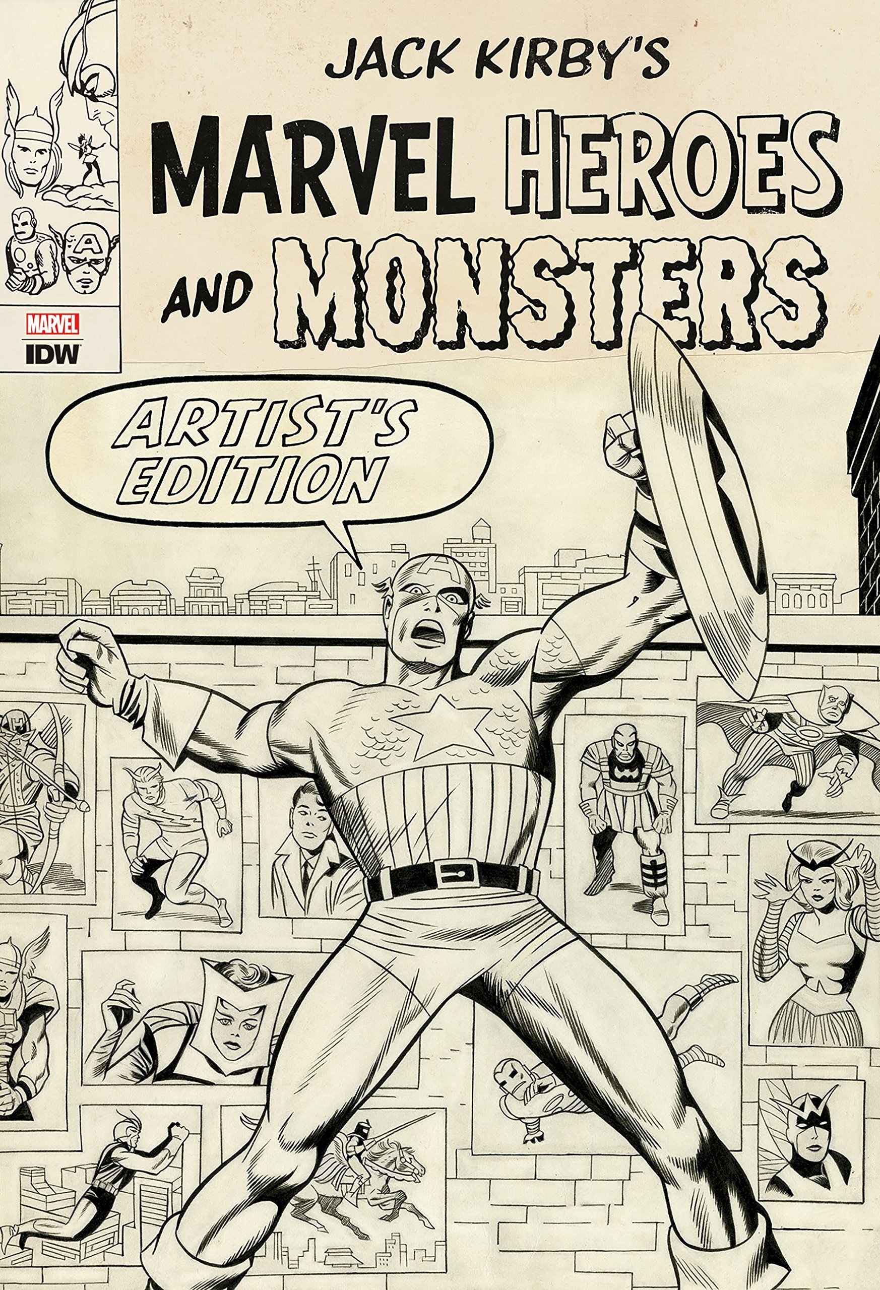 Jack Kirby's Marvel Heroes and Monsters Artist Edition (Hardcover)