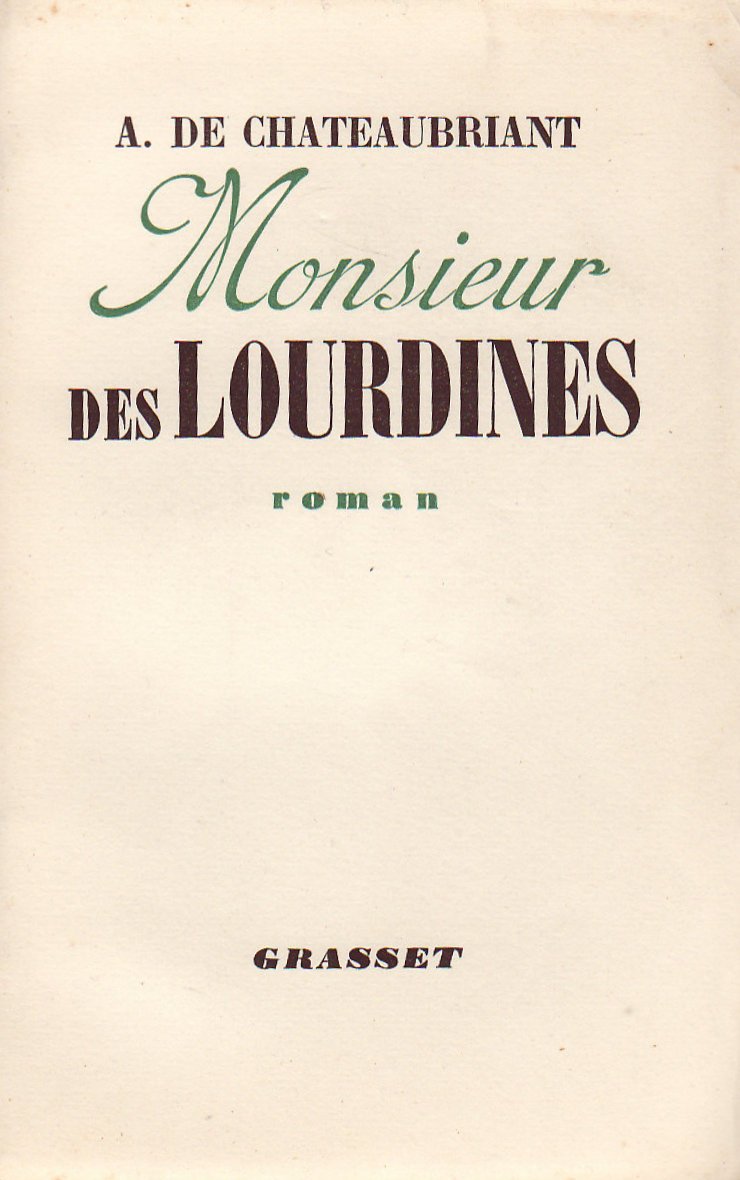 Monsieur des Lourdines (Paperback)
