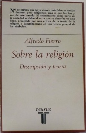 Sobre la religión. Descripción y teoría