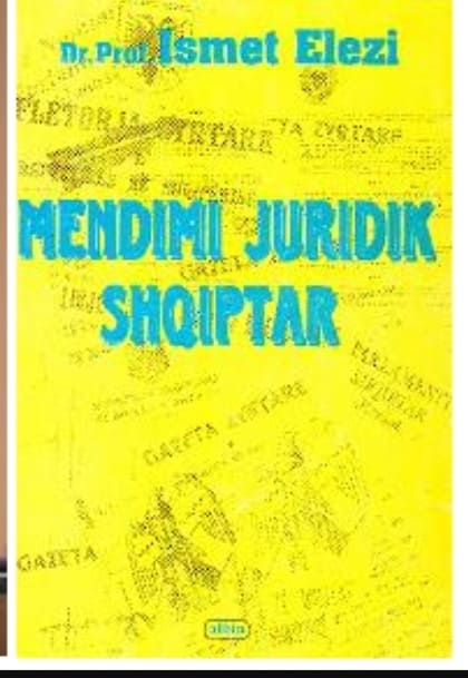 Mendimi juridik shqiptar