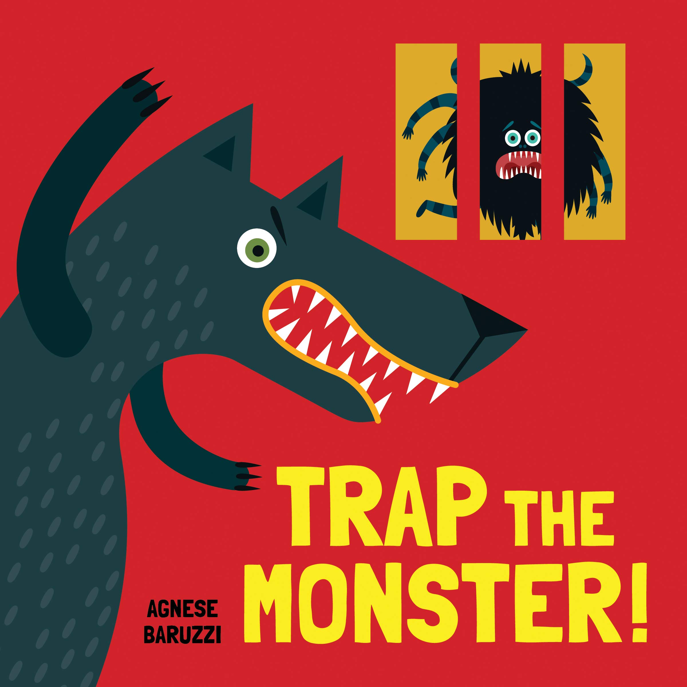 Trap the Monster: Fight Your Fears Using This Silly Interactive Board Book for Toddlers and Kids, Featuring Unique Cutouts (Funny Kids Books, Empowering Books for Kids, Novelty Gifts for Kids)