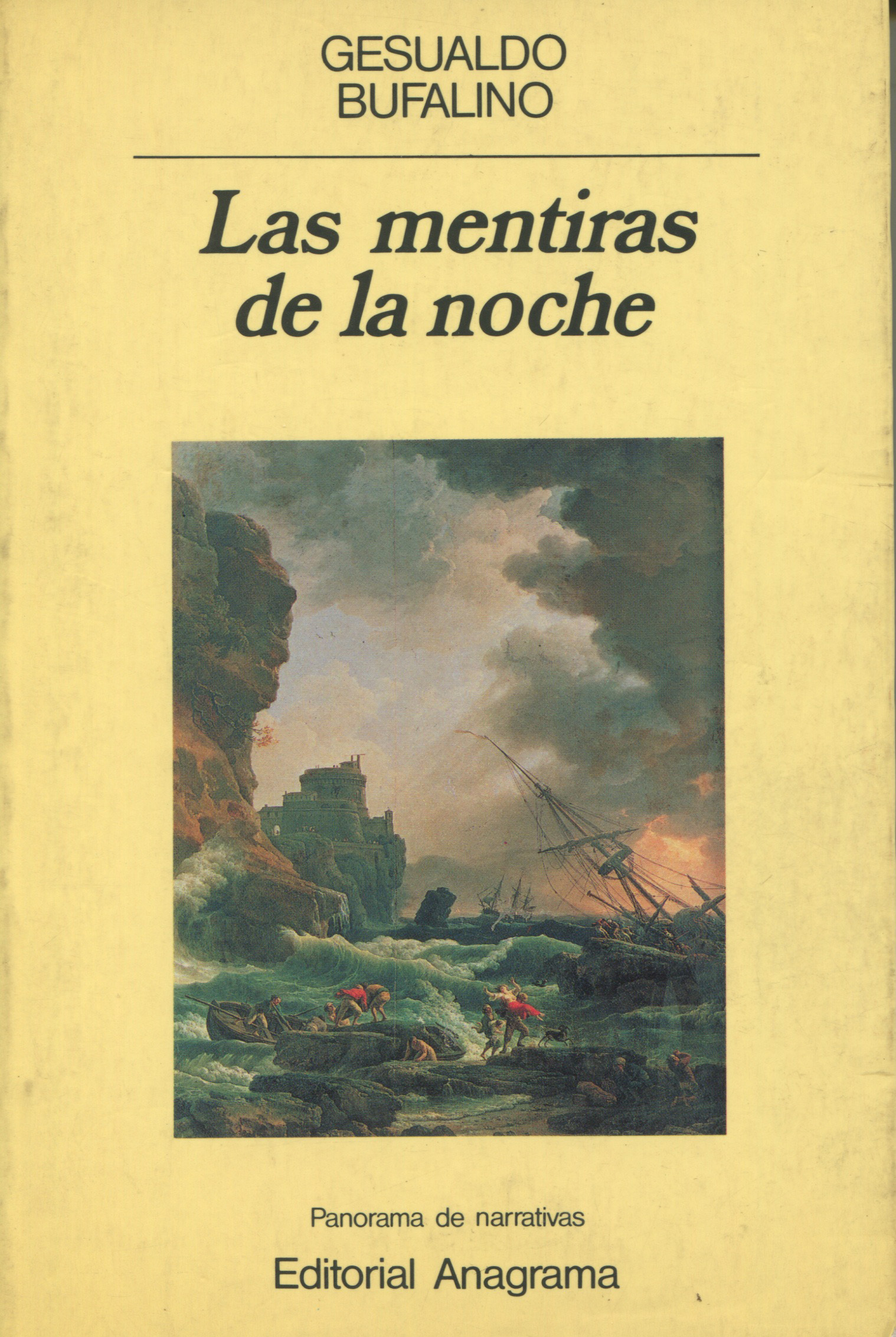 Portada de Las mentiras de la noche, de Gesualdo Bufalino
