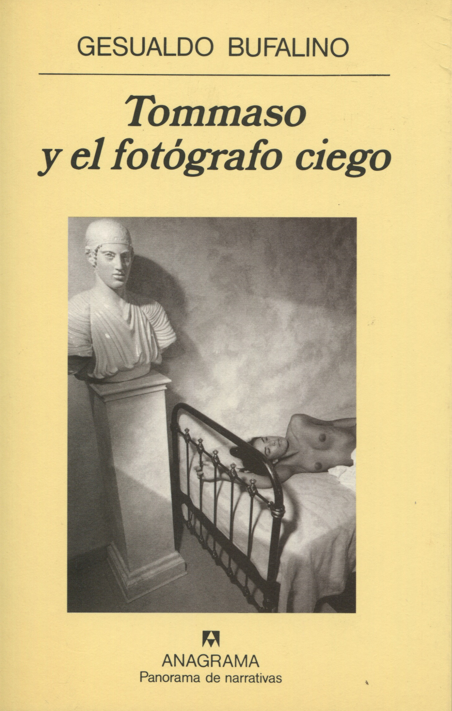 Portada de Tommaso y el fotógrafo ciego, de Gesualdo Bufalino
