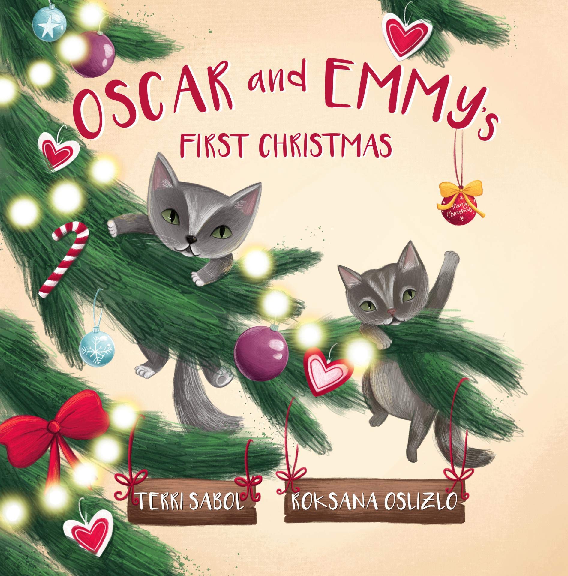 Oscar and Emmy's First Christmas: An adorable Christmas story of two rescue kittens enjoying the holidays. (Kindle Edition)