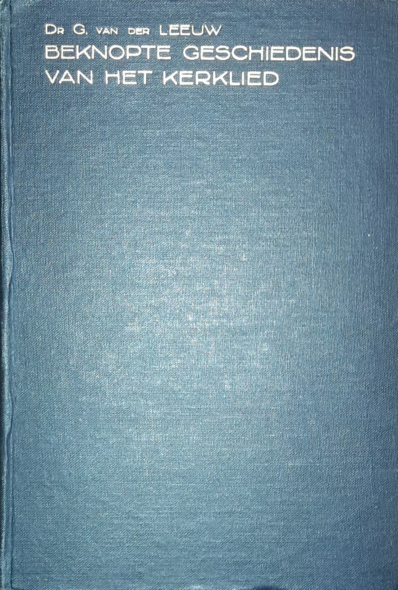 Beknopte geschiedenis van het kerklied