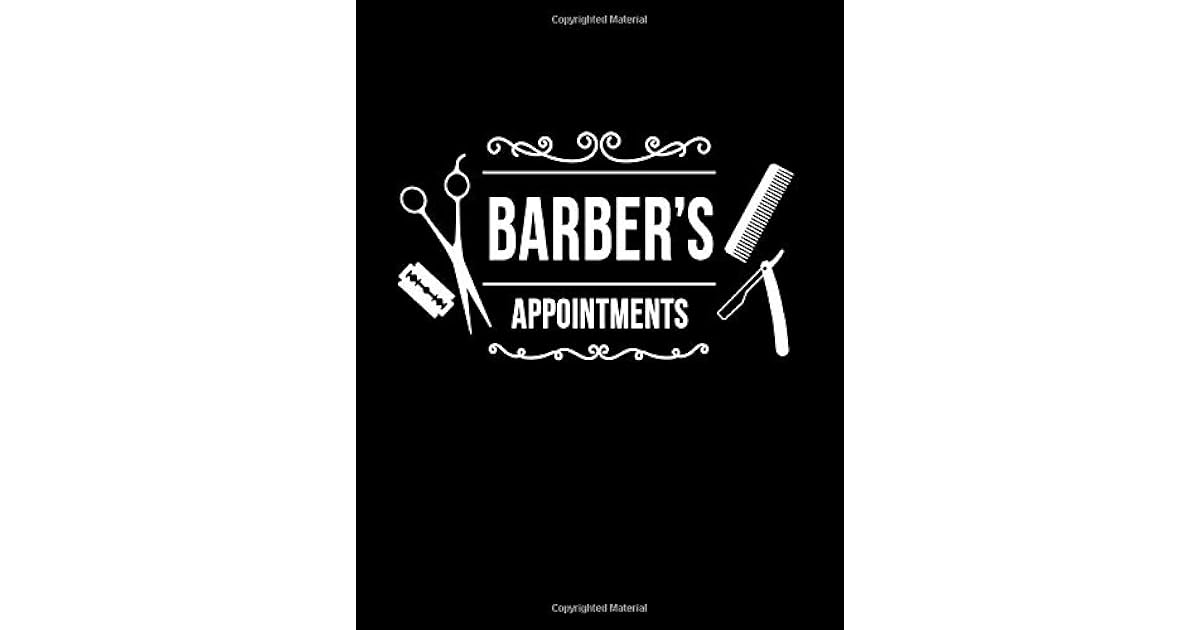 Barber's Appointments: Undated Daily Planner - Schedule Organizer ...