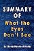 Summary Of What the Eyes Do...