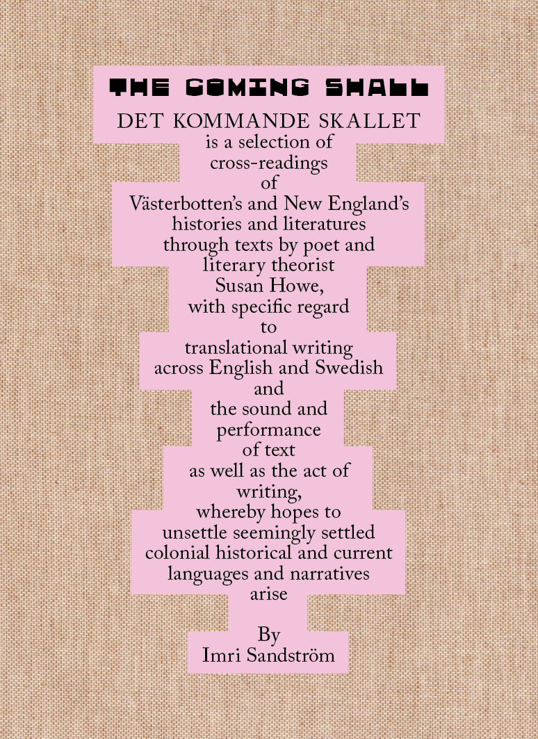 Det kommande skallet / The coming shall