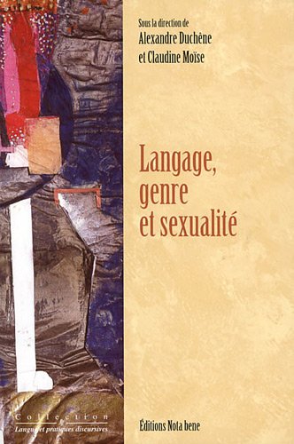 LANGAGE, GENRE ET SEXUALITE (Paperback)
