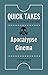 Apocalypse Cinema (Quick Takes: Movies and Popular Culture)