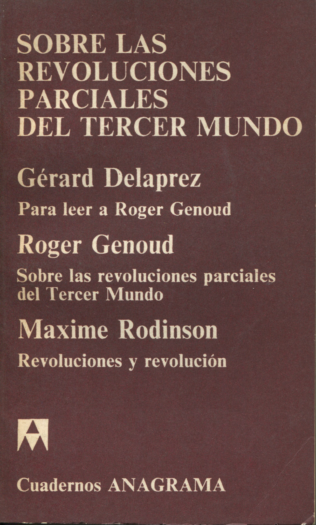 Sobre las revoluciones parciales del Tercer Mundo (Paperback)