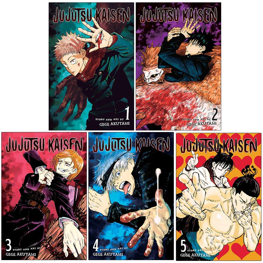 Jujutsu Kaisen Vol 1-5 Books Collection Set (Book set)