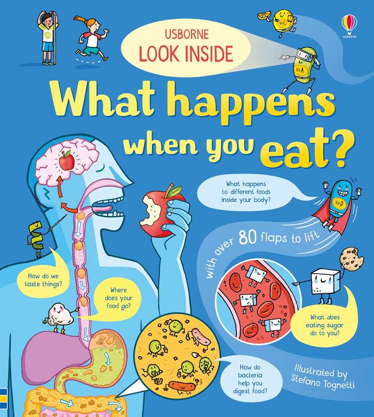 Look Inside What Happens When You Eat? (Board book)