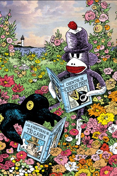 Portada de Mono de trapo, de Tony Millionaire