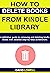 How to Delete Books from Ki...