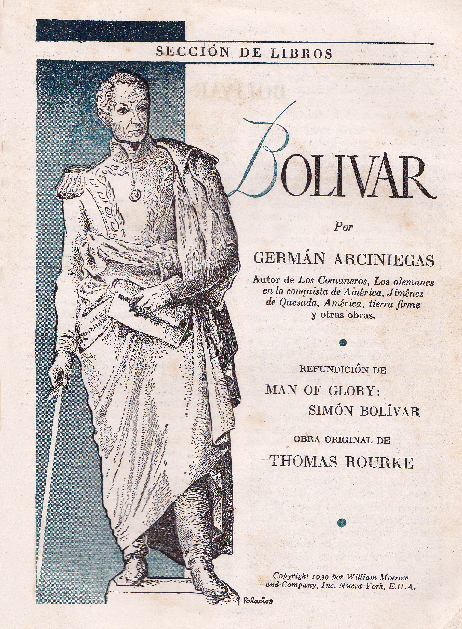 SIMÓN BOLÍVAR por Germán Arciniegas