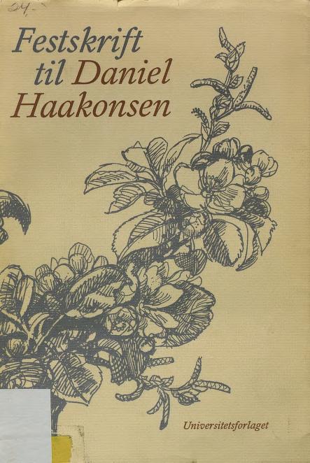 Festskrift til Daniel Haakonsen