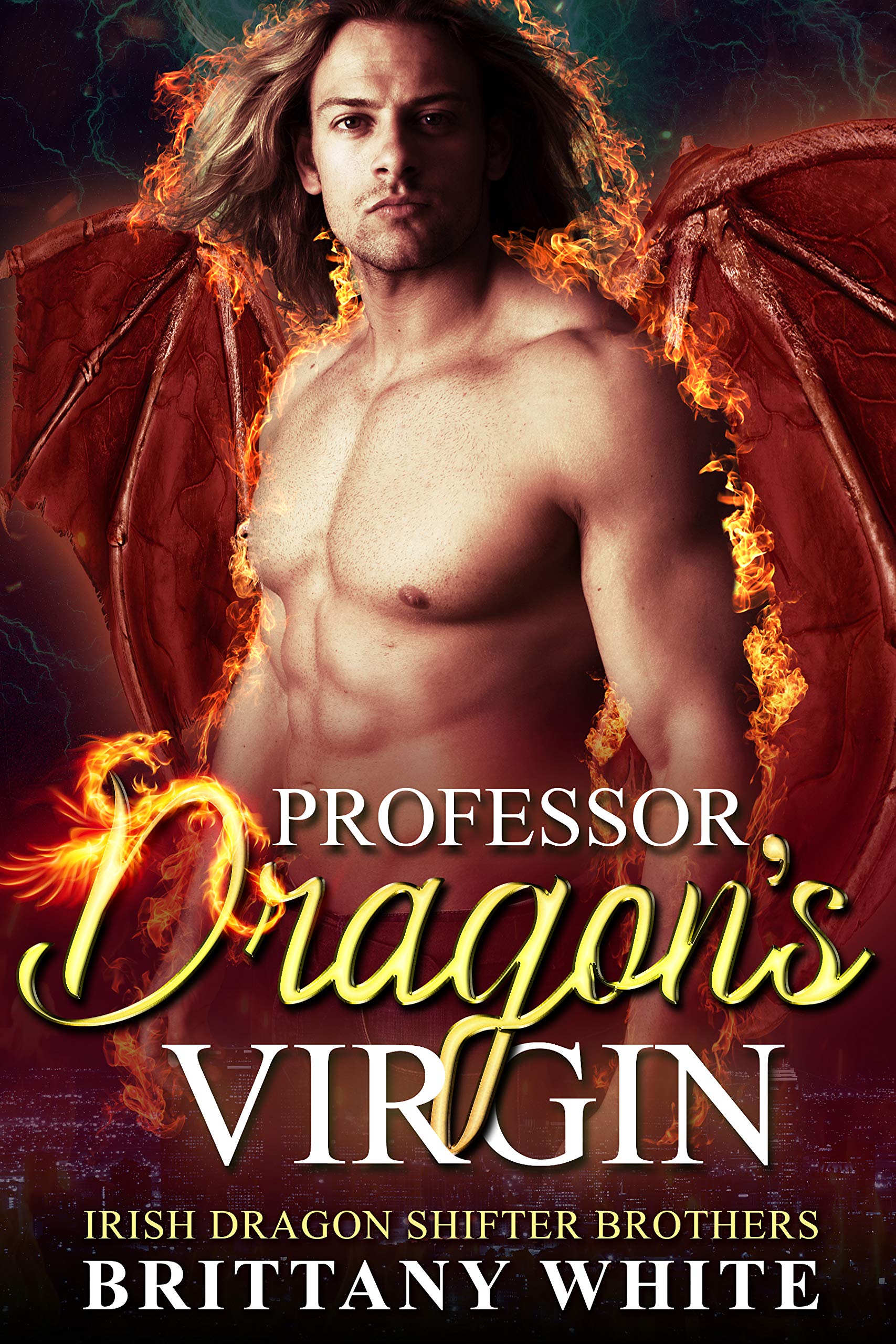 Professor Dragon's Virgin (Irish Dragon Shifter Brothers, #5)