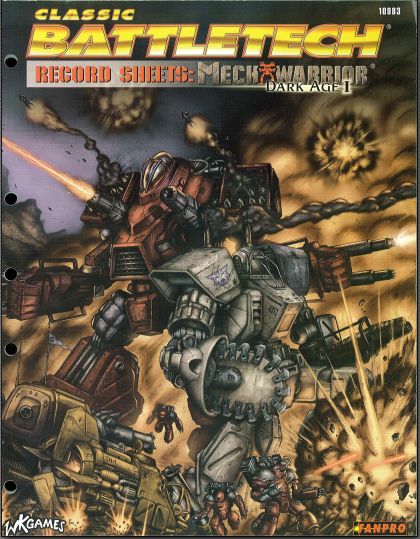 Record Sheets: Mechwarrior Dark Age 1 (Paperback)