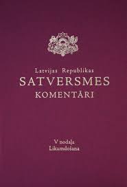 Latvijas Republikas Satversmes komentāri. V nodaļa. Likumdošana