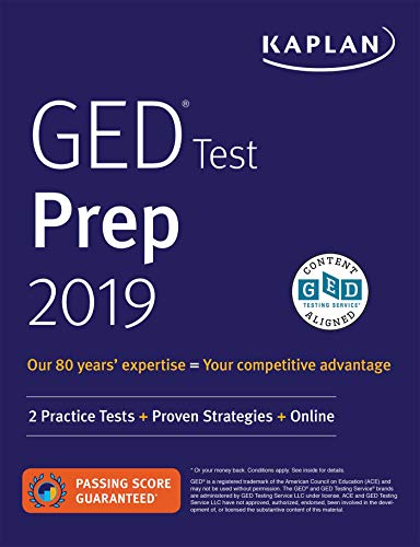 GED Test Prep 2019: 2 Practice Tests + Proven Strategies (Kaplan Test Prep) by Caren Van Slyke, Kaplan Publishing