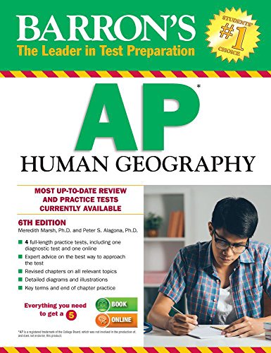 Barron's AP Human Geography, 6th Edition by Meredith Marsh Ph.D., Barron's Educational Series