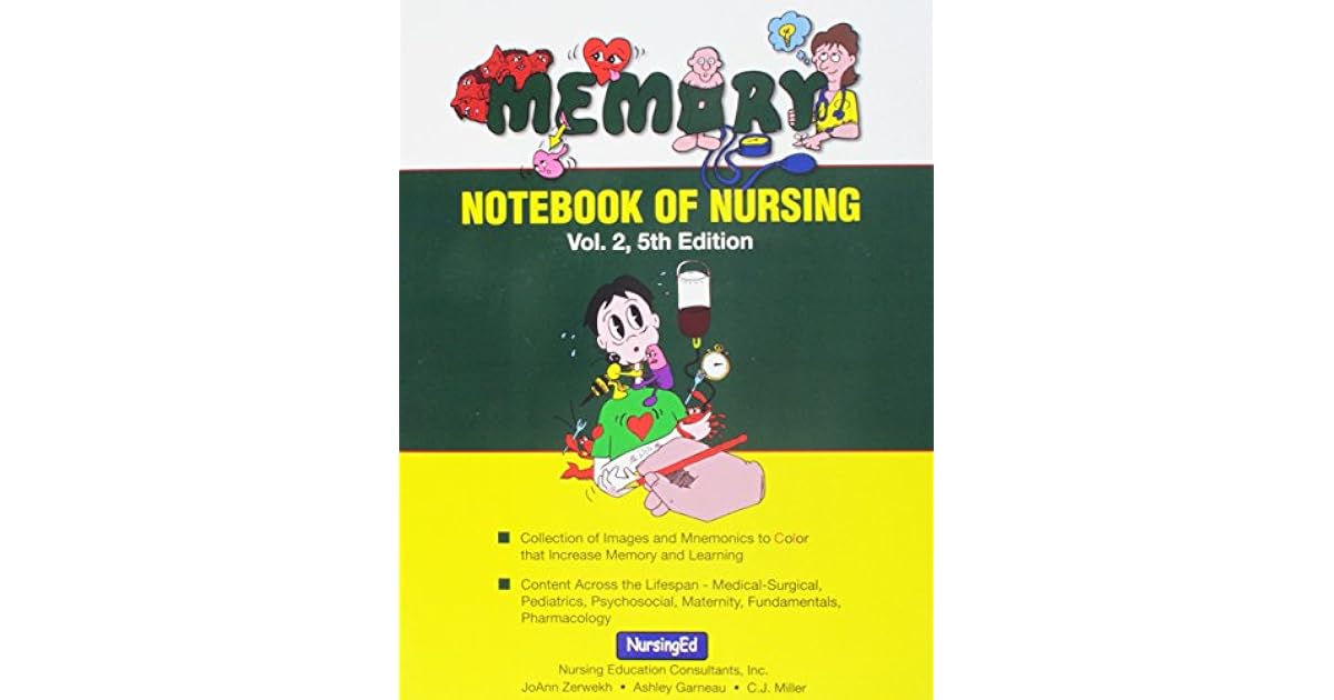 Memory Notebook of Nursing, Vol 2 by JoAnn Zerwekh, NURSING EDUCATION